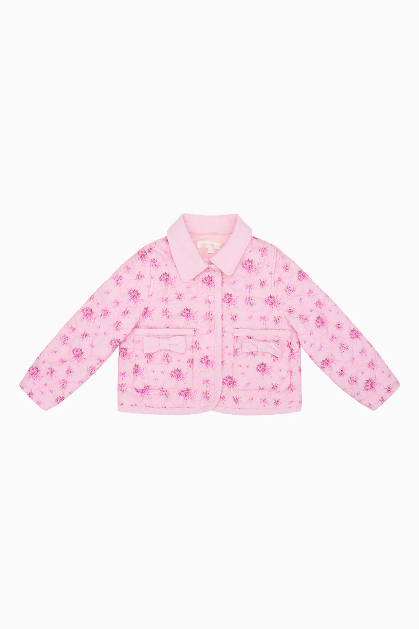 Girls Aubrina Floral Quilted Jacket - Image 3