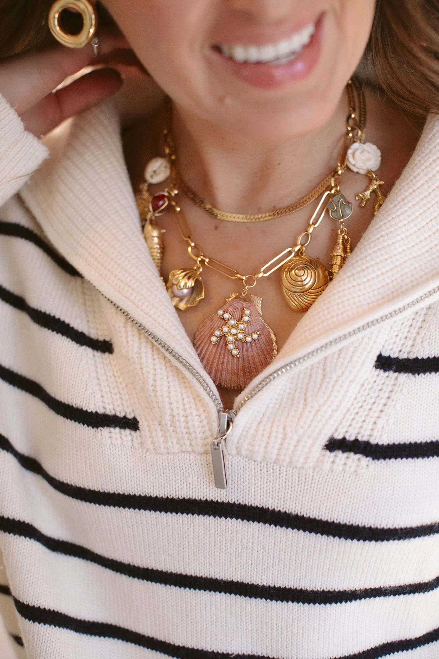 Brinker+Eliza Montauk Shell Necklace - Image 3