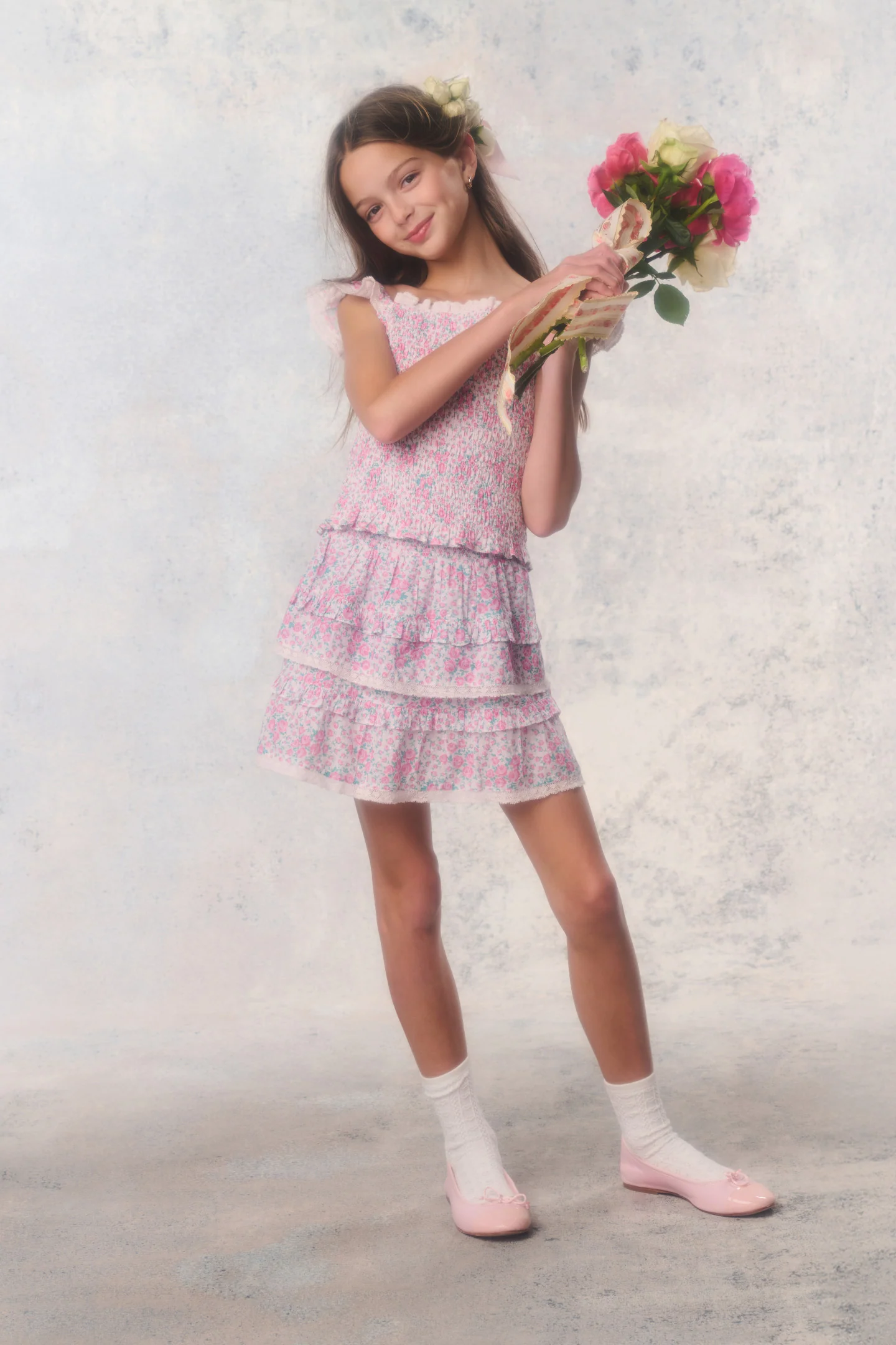 Tween Re-Edition Caspia Floral Top - Image 4