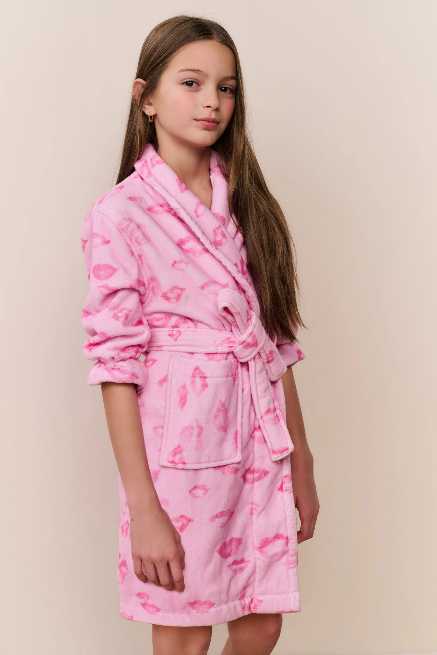 Kiss Print Kids Robe - Image 3