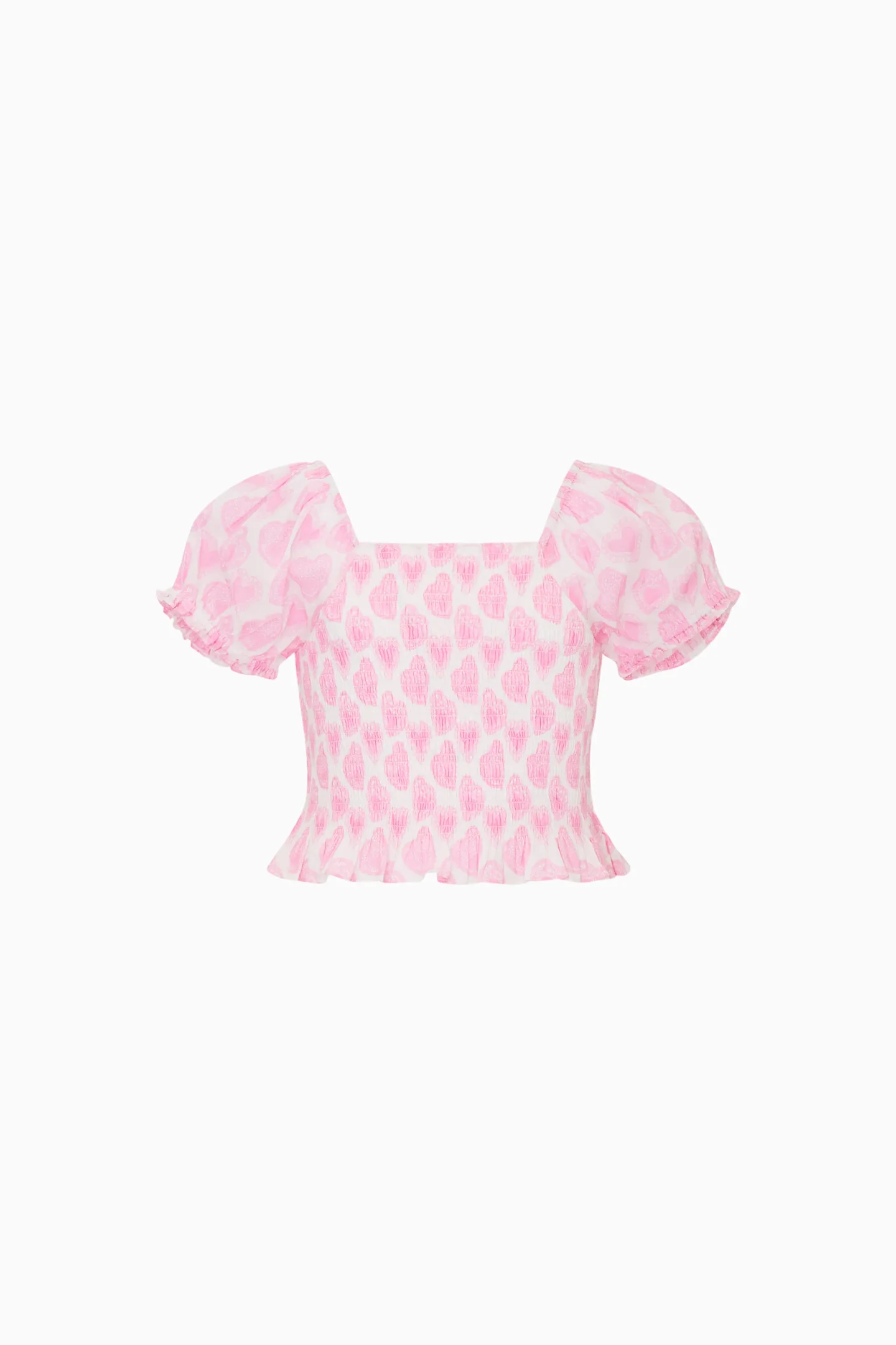 Tween Fabielle Heart Print Top - Image 5
