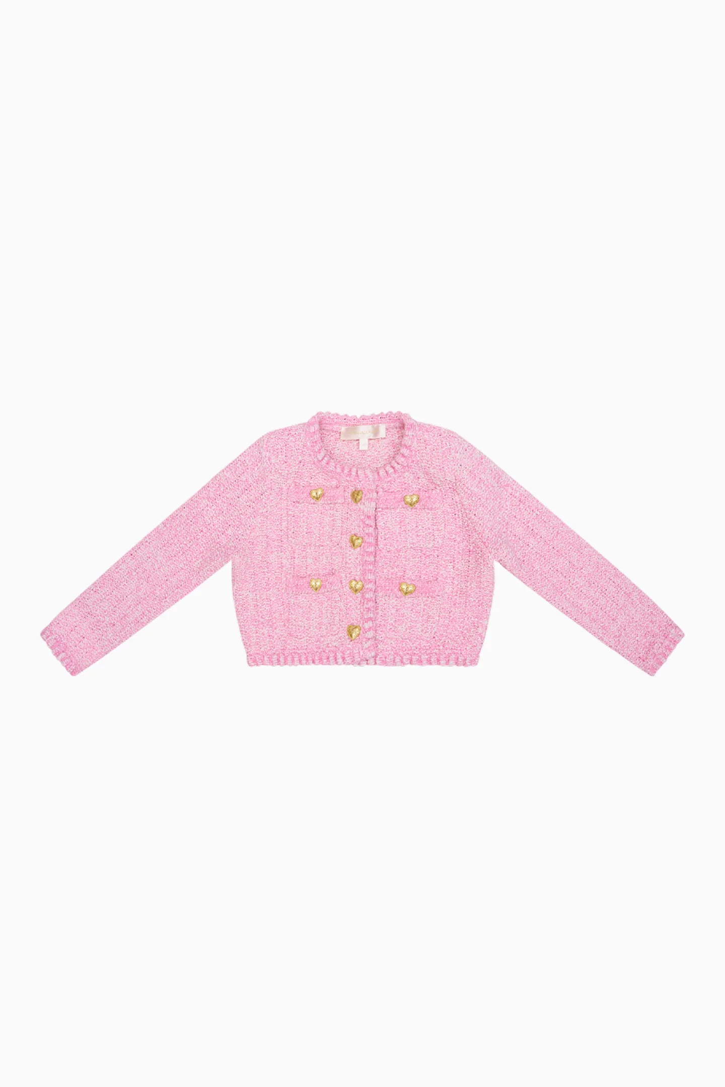Girls Freydis Cotton Knit Cardigan - Image 5