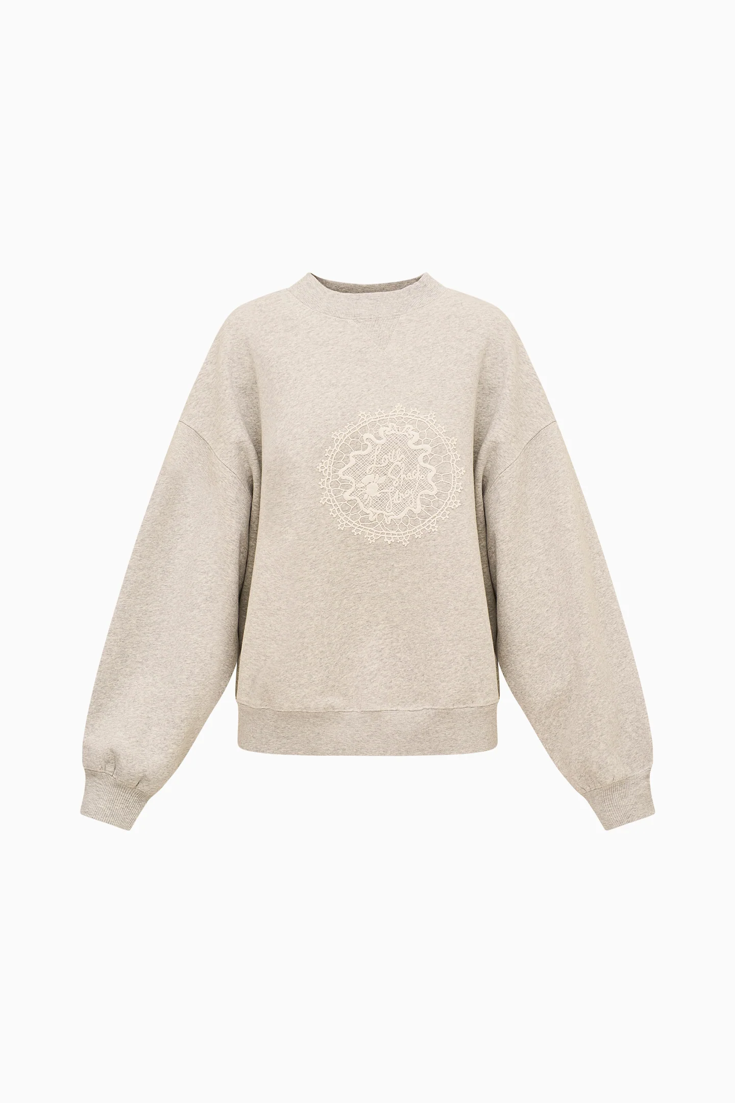 Havenleigh Lace Logo Crewneck Sweatshirt - Image 6
