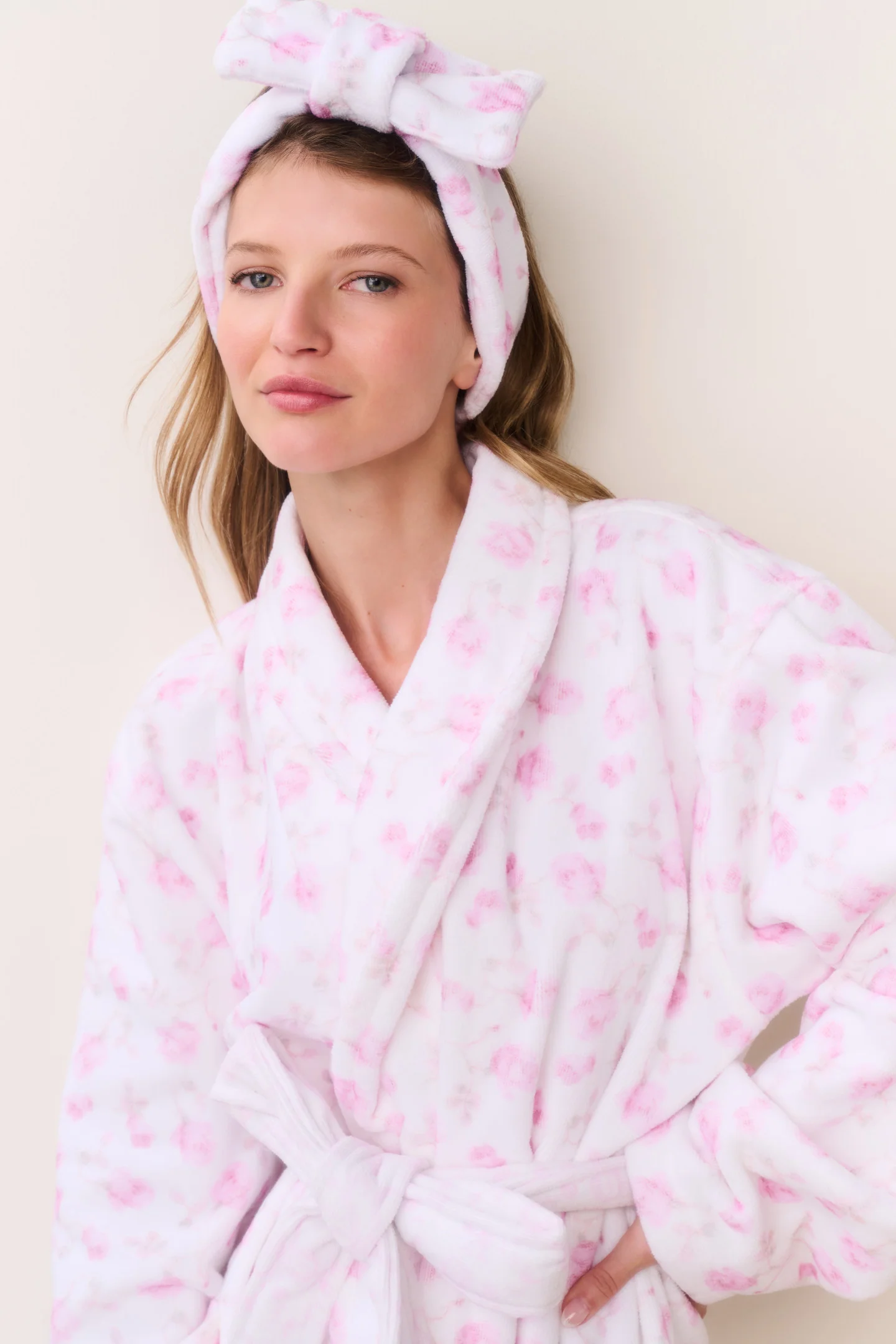 Bow Face Wash Beauty Headband - STERLING DUSK - Image 3