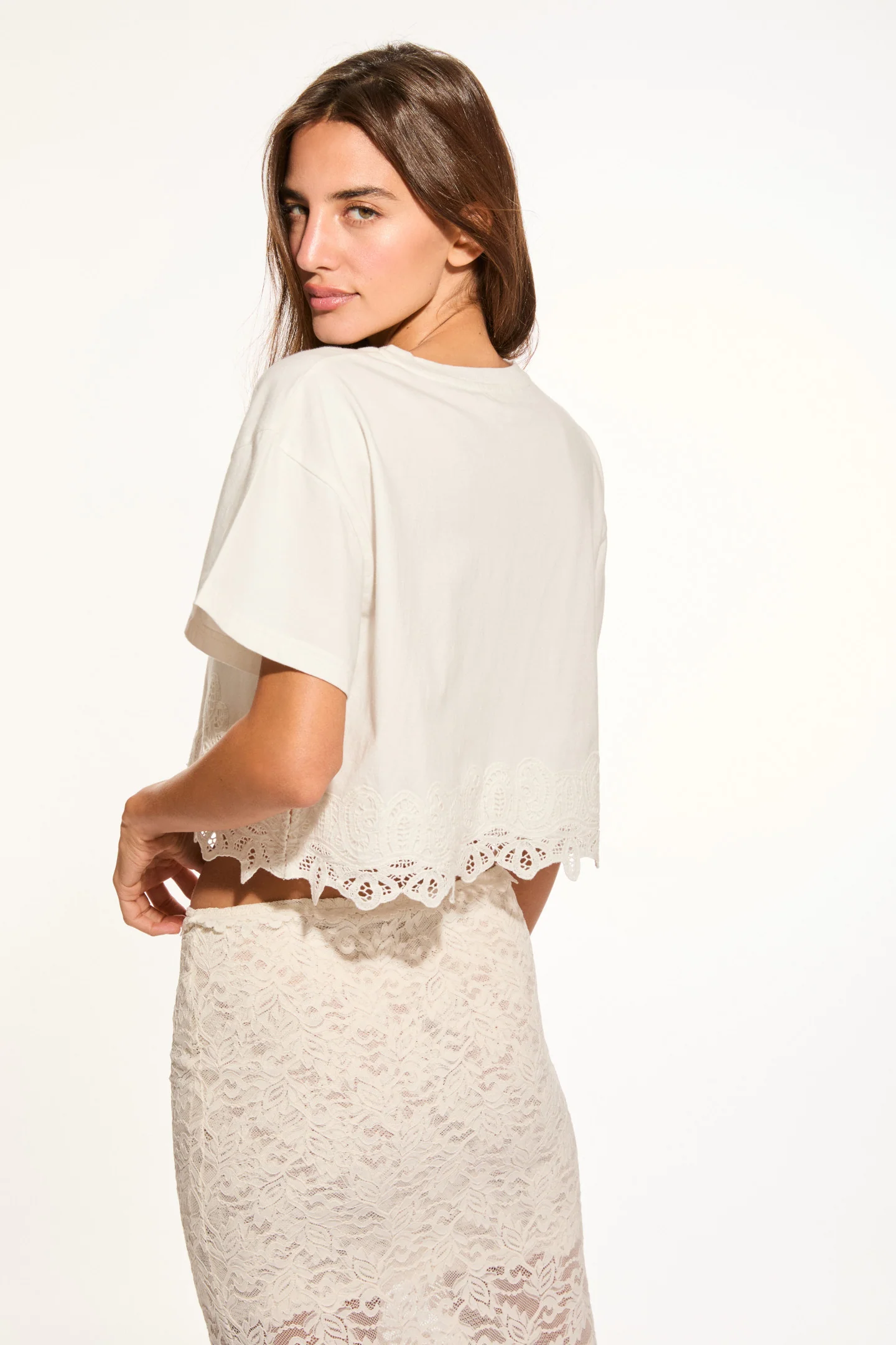Karolin Eyelet-Trimmed Tee - Image 4
