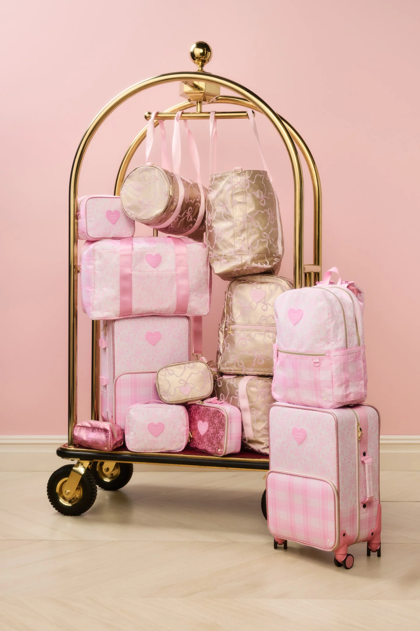 STATE x LoveShackFancy Mixed Print Logan Carry On - Image 7