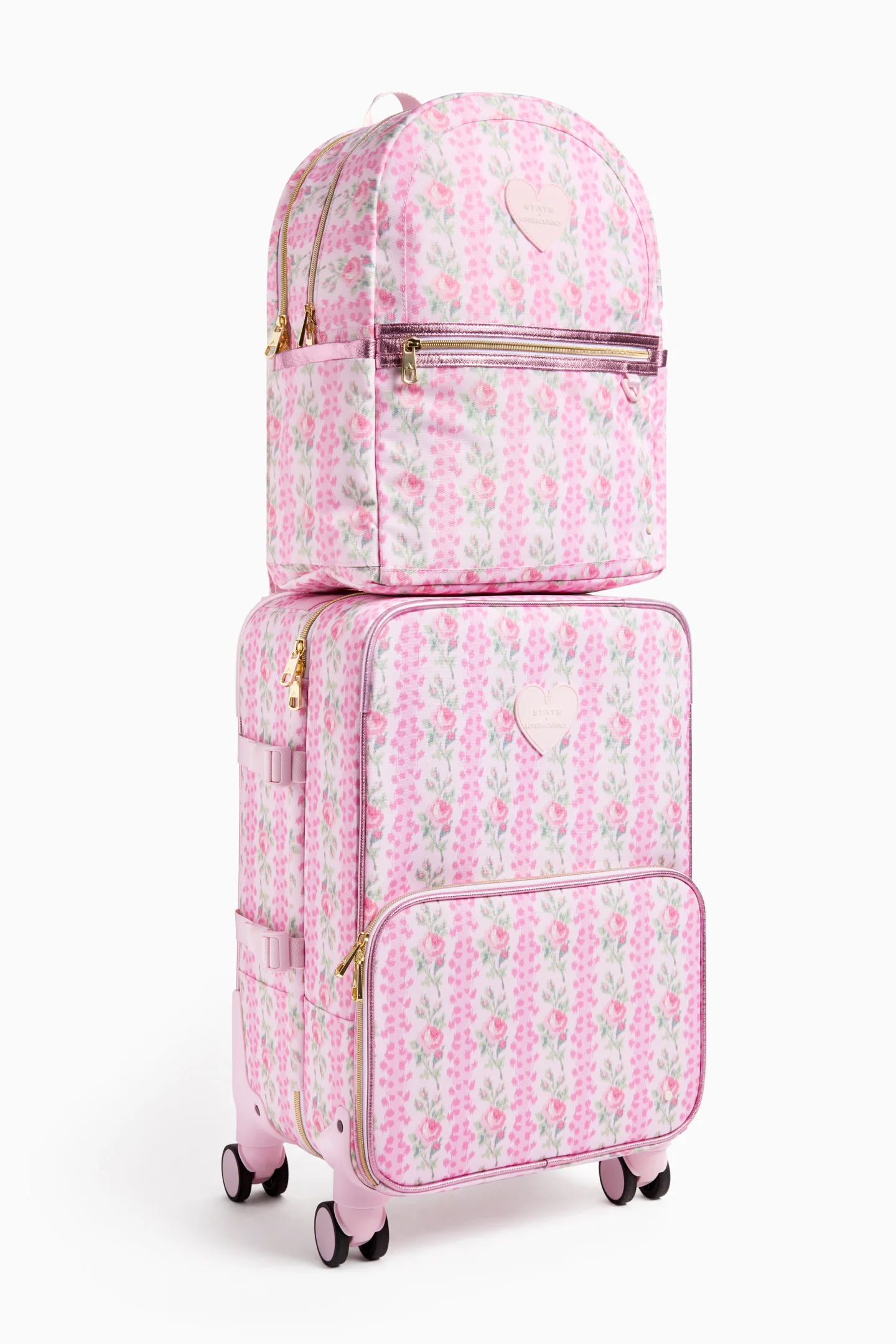STATE x LoveShackFancy Logan Heirloom Print Carry-On Suitcase - Image 5