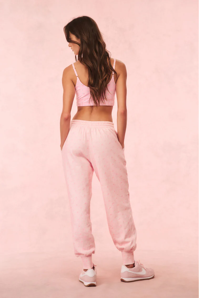Lolana Floral Cotton Sweatpants - IBIZA SUNSET - Image 6