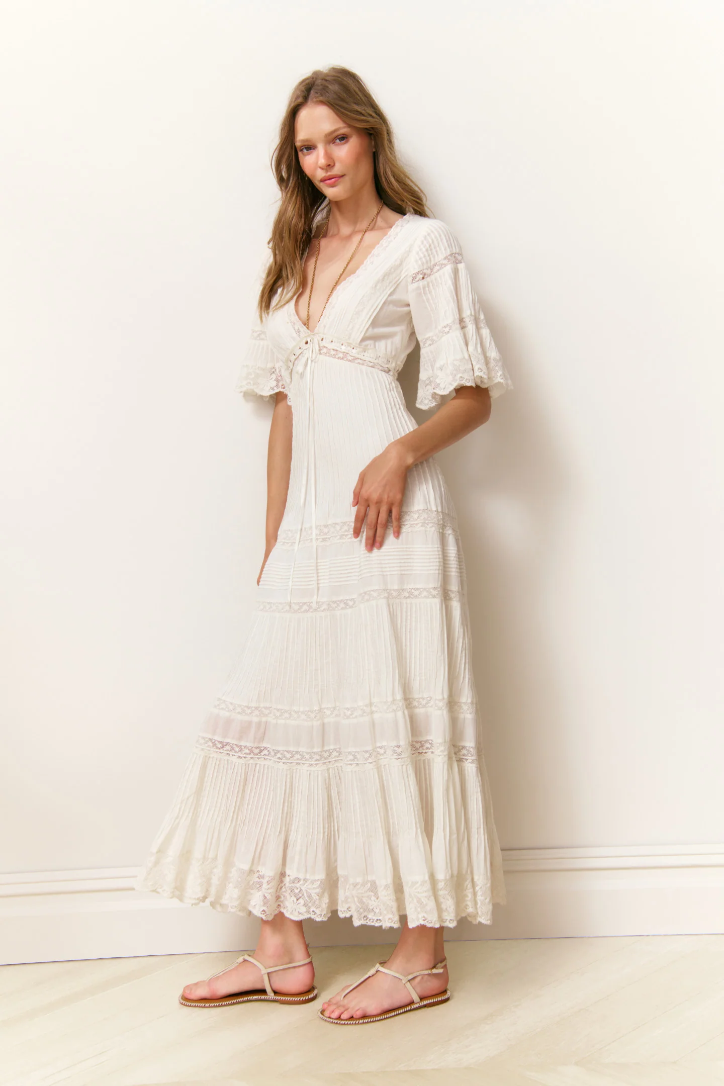 Marlowe Cotton Midi Dress - Image 3