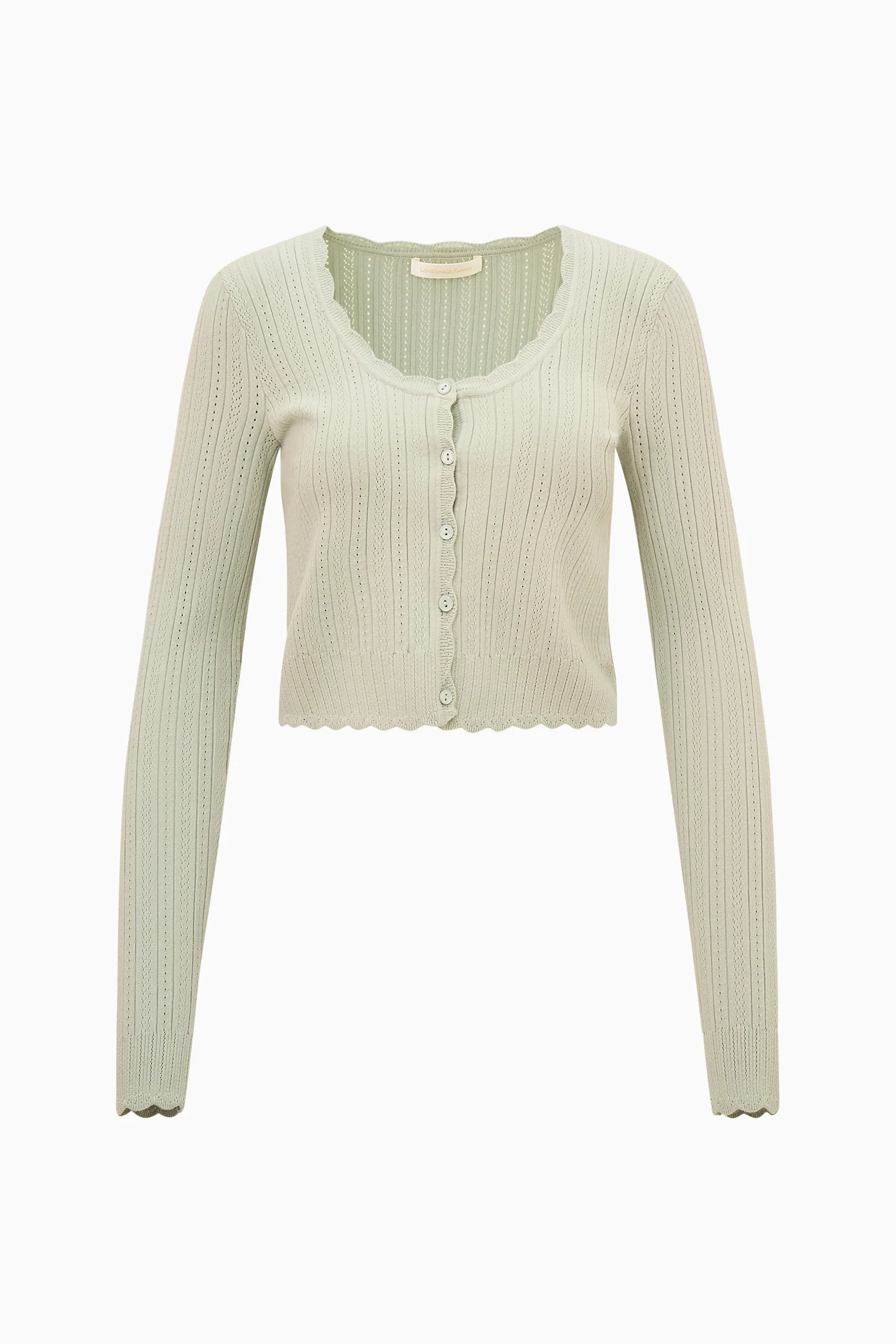 Martti Stretch Pointelle Cardigan - Image 4