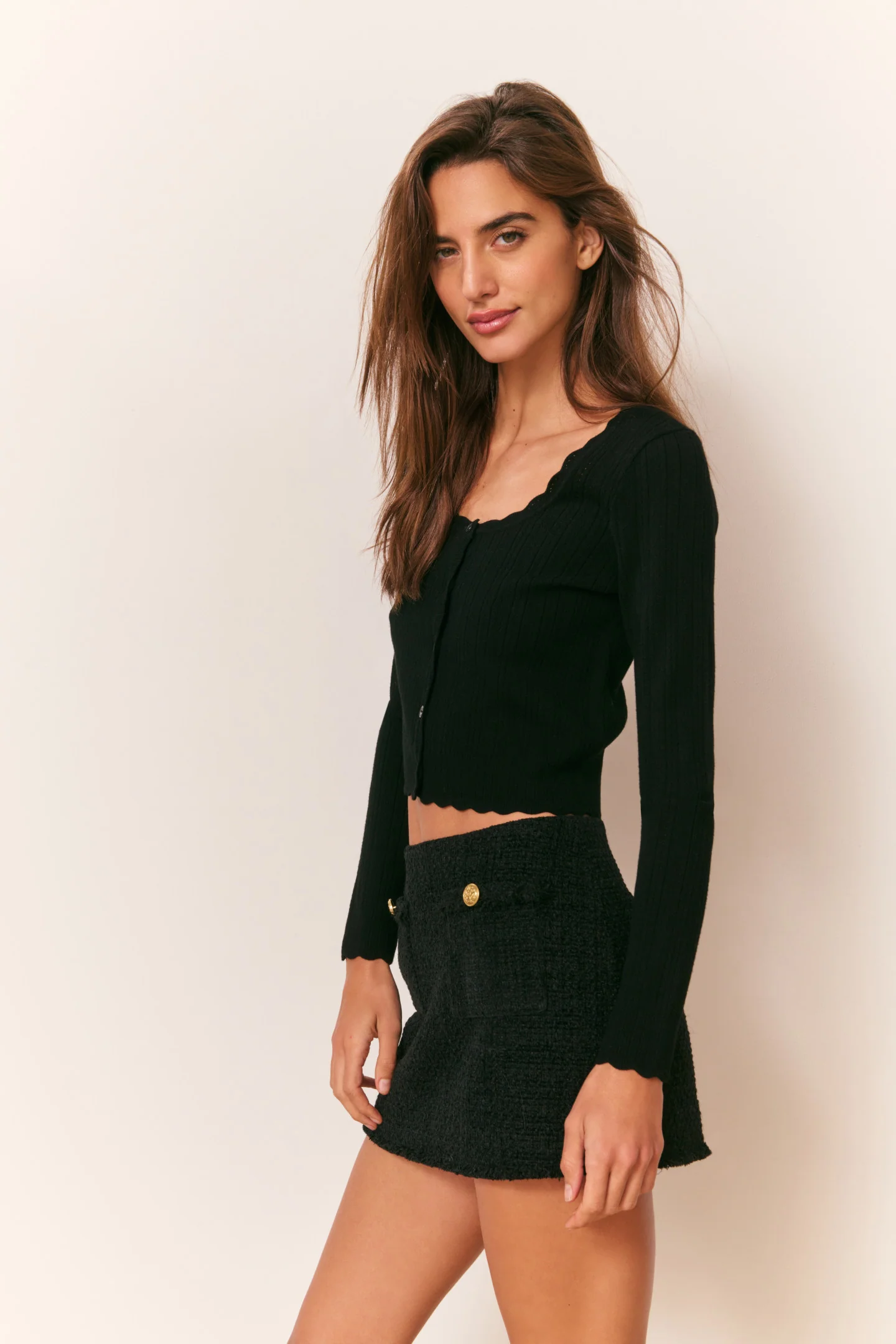 Martti Stretch Pointelle Cardigan - Image 16