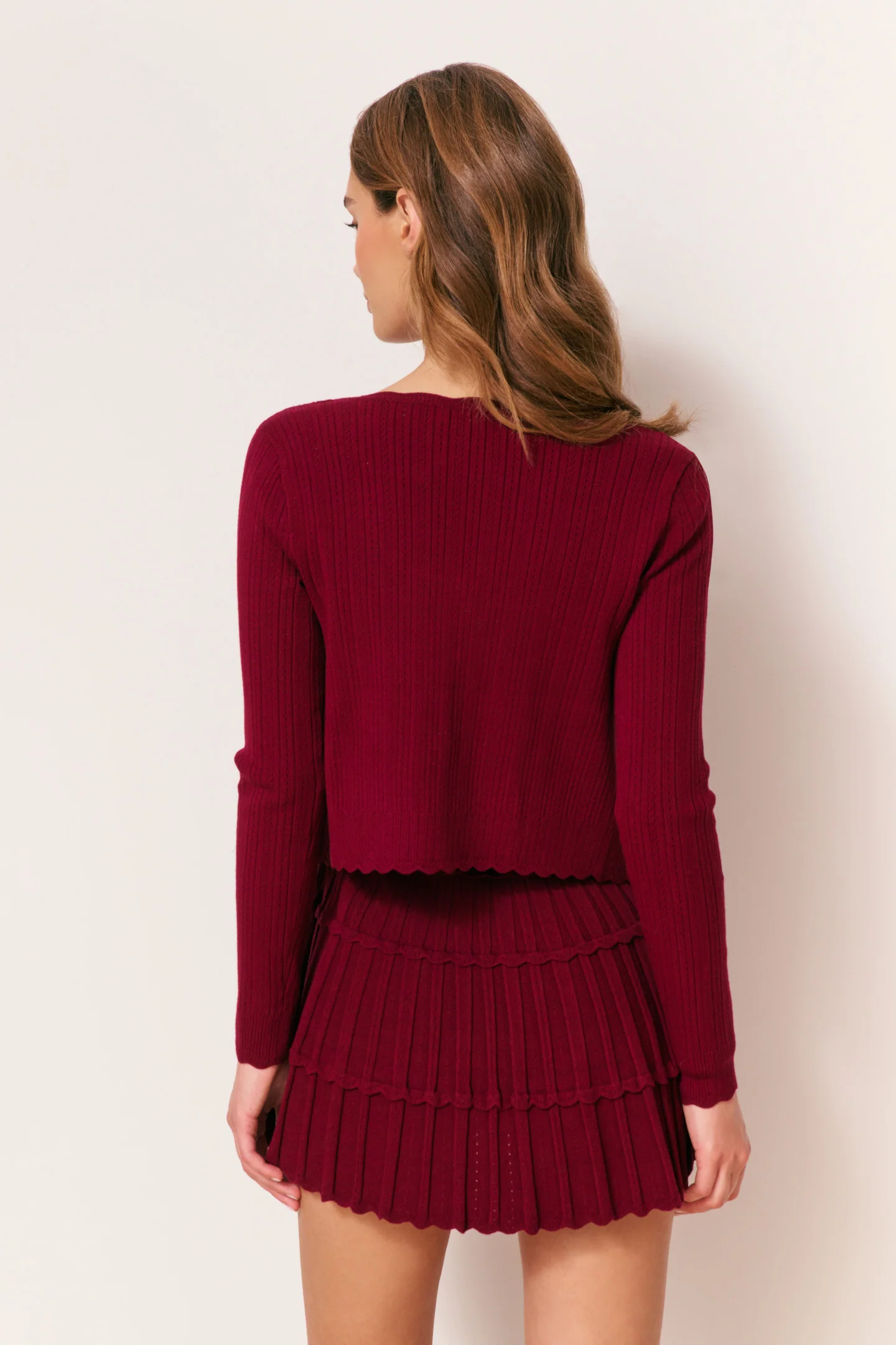 Martti Stretch Pointelle Cardigan - Image 11