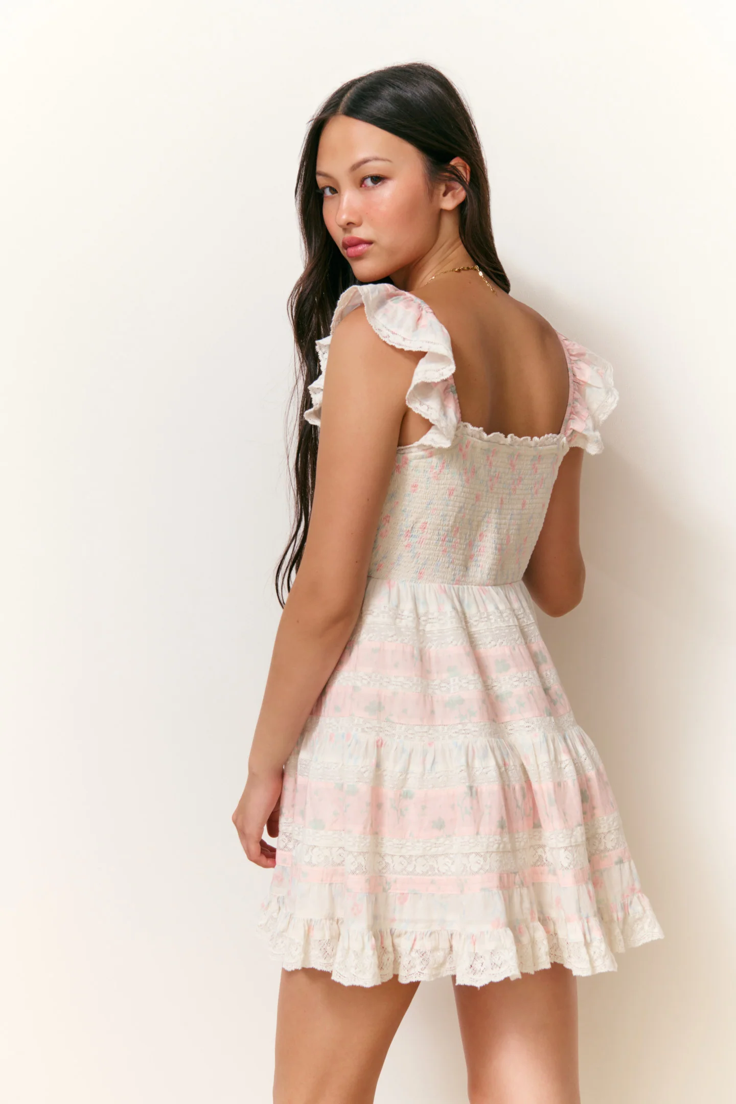 Melitta Mixed Print Mini Dress - Image 5