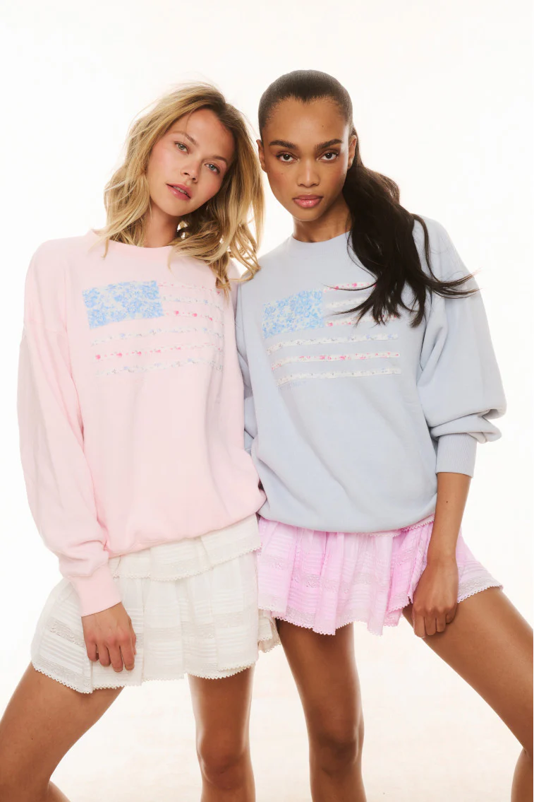 Palo Americana Fleece Pullover - WISTFUL PINK - Image 5