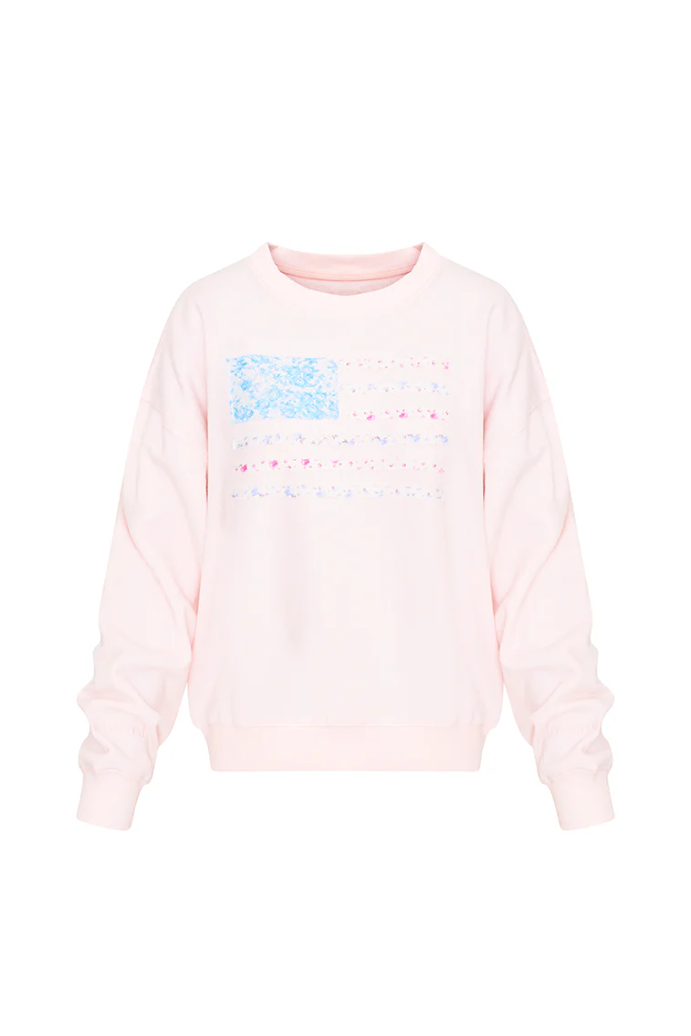 Palo Americana Fleece Pullover - WISTFUL PINK - Image 6