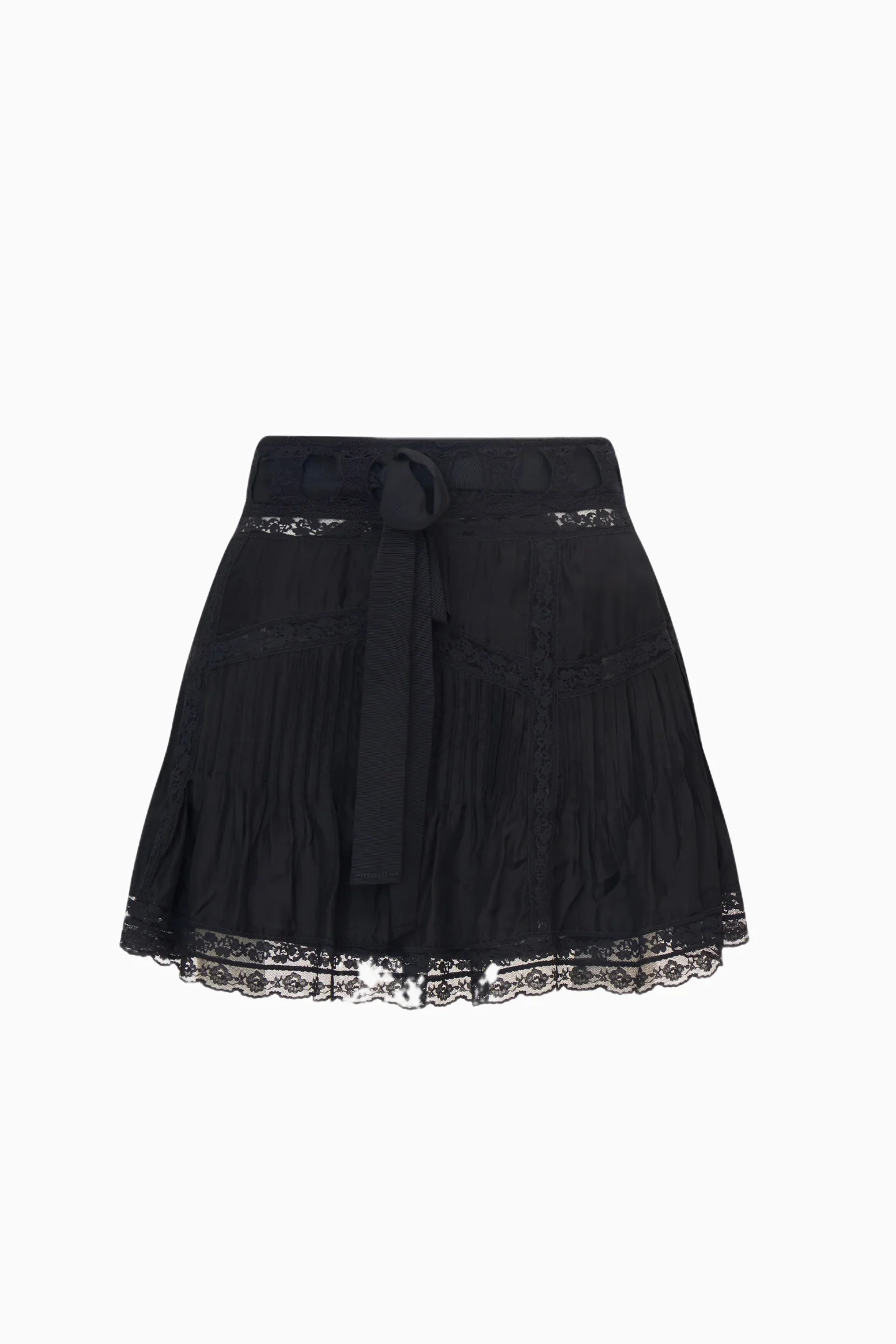 Willia Silk Lace-Detailed Mini Skirt - Image 7